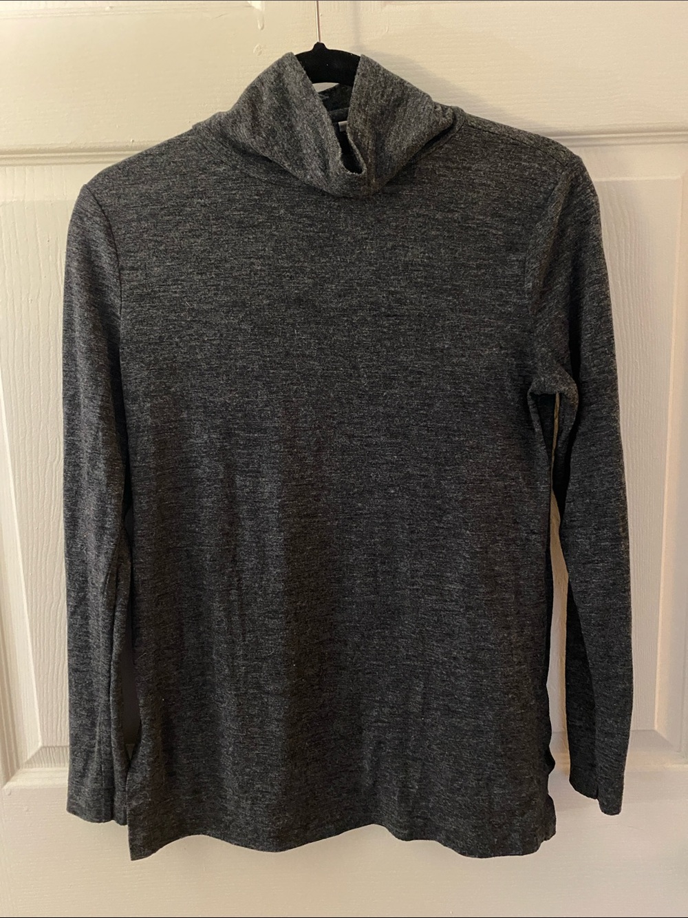 LOFT Dark Gray Long Sleeve Turtleneck Tee | Size  XS